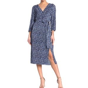 NWT Long Sleeve Floral Midi Dress